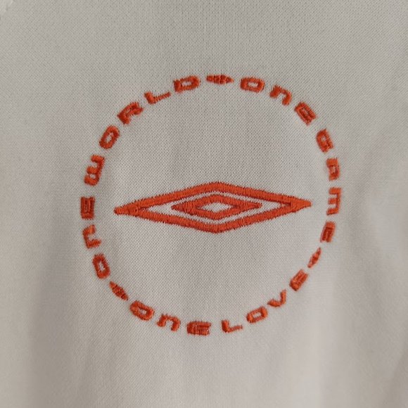 S⚽Umbro Ireland Soccer Football Full-Zip Track Jacket White - Picture 8 of 9